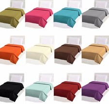 FLEECE THROW BLANKET SOFT WARM TRAVEL CAR CAMPING BED OVER SOFA 125CM x 150CM