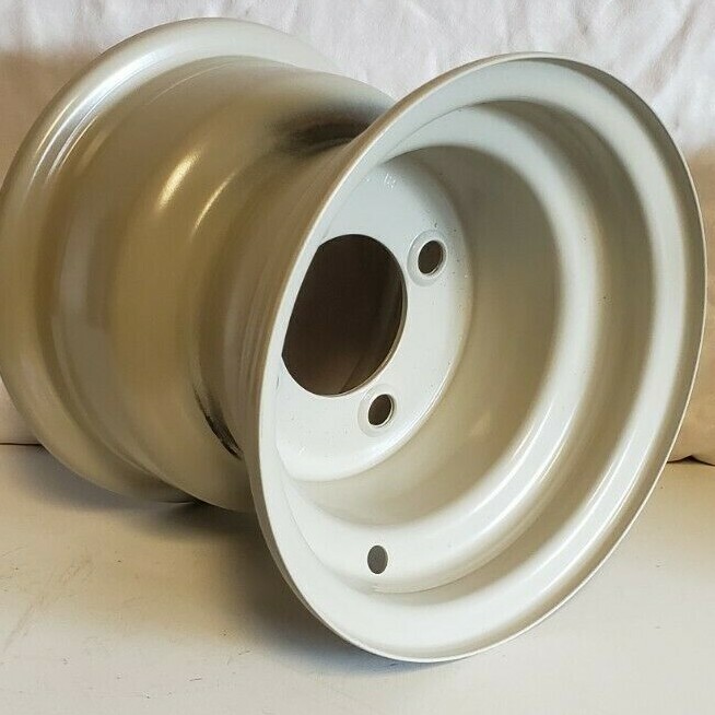 FOUR new YAMAHA Golf Cart RIM WHEEL 8x7 4/4 Stone Beige for 18x8.50-8 ...
