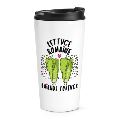 Salat Romaine Friends Forever Reisebecher Tasse lustig bester Witz Thermobecher