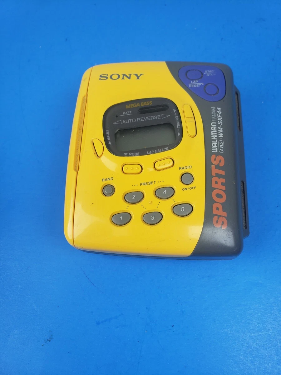 Vintage Sony Sports Walkman Cassette and AM/FM Radio 