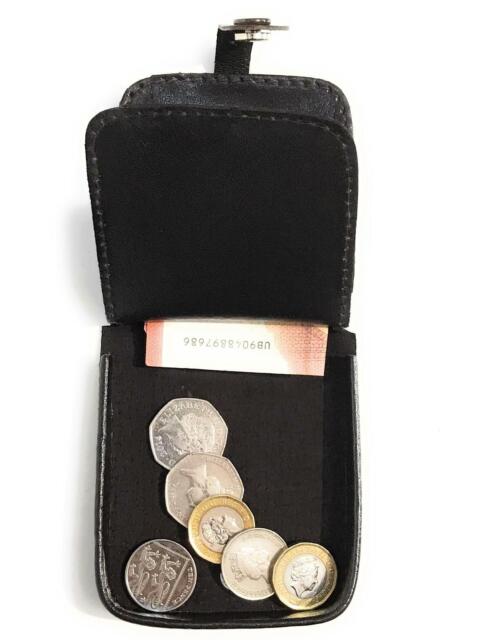 Leather Coin Tray Large Square Money Holder Purse High Quality Men Ladies GU10604