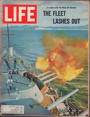 LIFE August 6,1965 The Fleet Lashes Out / Russia's Surface to Air Missile / Mars