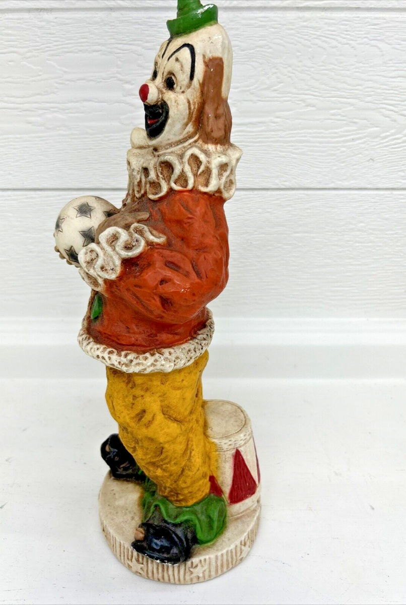 Vtg 1966 Kendrick Clown Statue 17