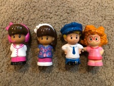 Mattel Fisher Price Little People Lote de 4 Figuras Modernas 2012-15 Profesiones
