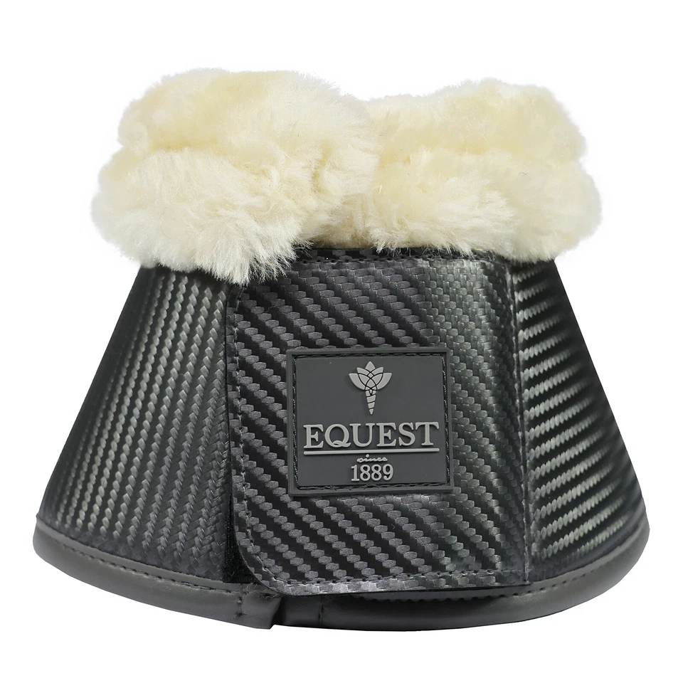 Equest Hufglocke Air Flow Mesh Carbon 2er Set - Bild 3 von 4