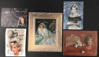 Liberia 5 Princess Diana miniature sheets MNH (YP)