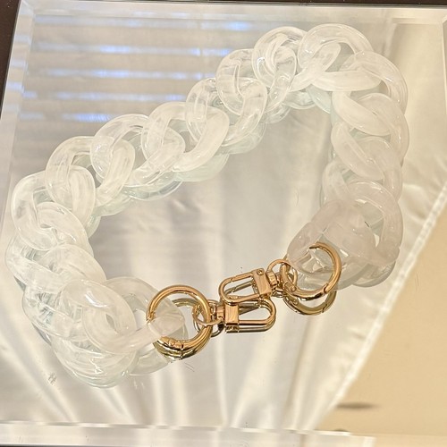 New Acrylic Frost Glass Bag Chain - Picture 7 of 8