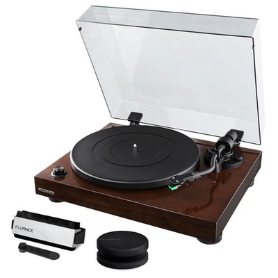 Fluance RT81 Elite Turntable with Record Weight and Vinyl Cleaning Kit