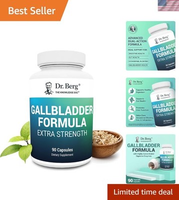 Dr. Berg Gallbladder Formula Extra Strength - with Ox Bile Powder and Conjuga...