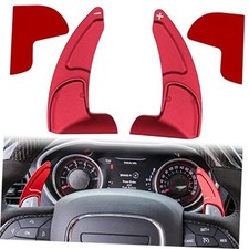 Steering Wheel Shift Paddle Extended Shifter Trim Cover for Dodge Red