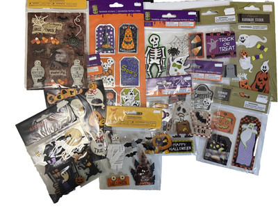 NEW Halloween 3D stickers!  You Pick!
