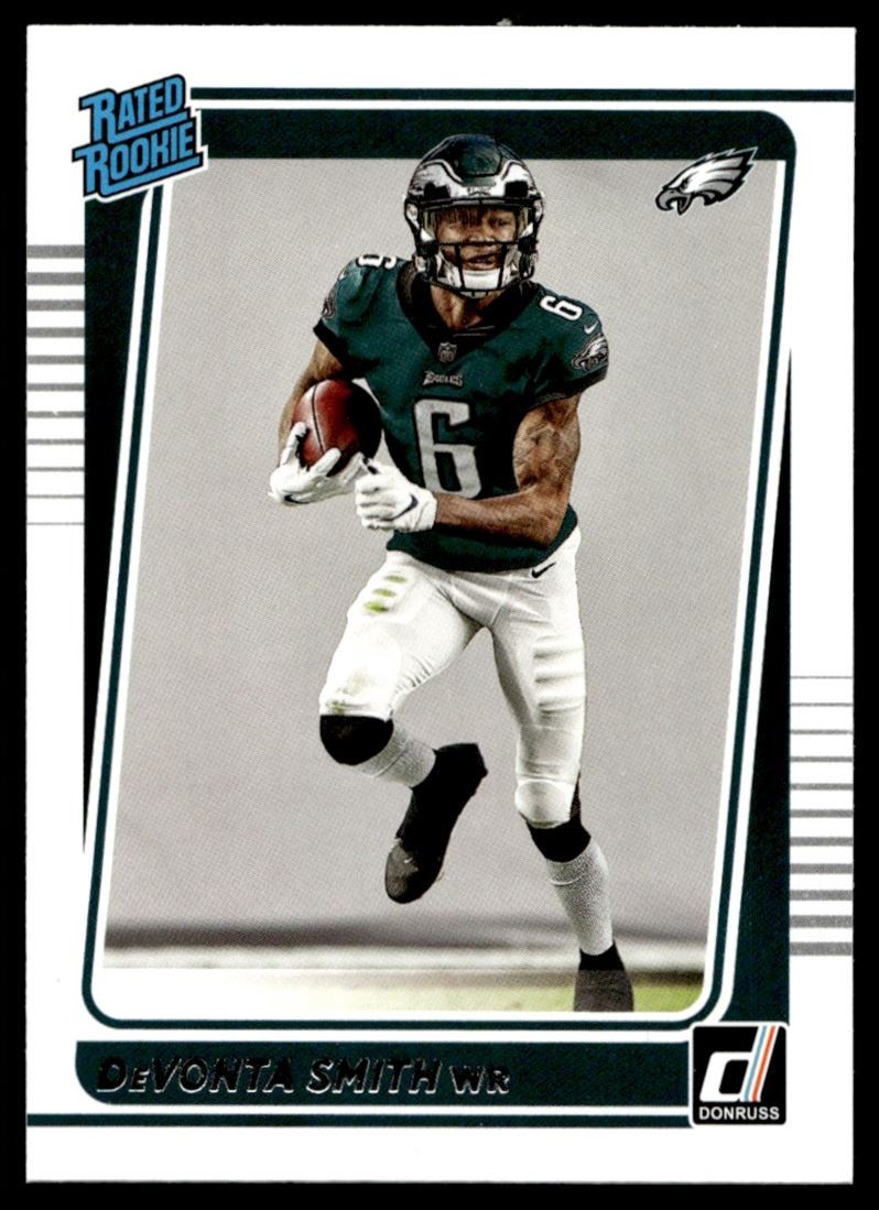 2021 Donruss Rated Rookie DeVonta Smith Philadelphia Eagles #261 C23