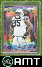 Derrick Brown 2025 Panini Prizm Pigskin 84/180 Carolina Panthers #76