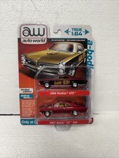 Auto World 1966 Pontiac GTO  1967 Buick GS 340 Ultra Red Chase 2 Pack