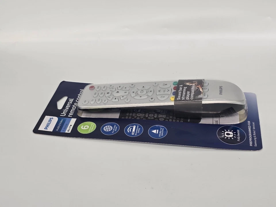 Philips 6 Device Universal Remote Control Elite Fully Backlit, All Brands **NEW* - Image 4 of 4