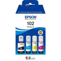 Epson ET2851 ET2856 Ecotank 102 4Er-Pack C13T03R640 NachfüLltinte (Original)