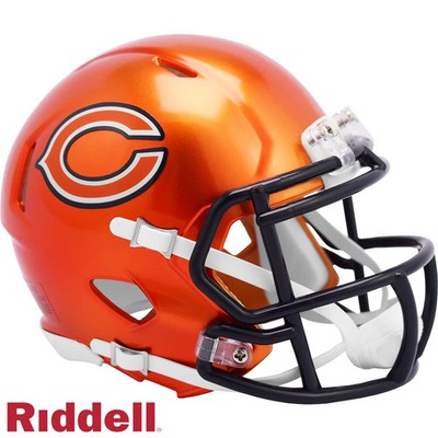 Chicago Bears NFL Riddell Flash Alternate Speed Mini Helm