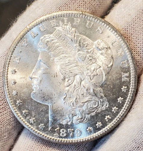 * 1879 S * BU MS++ SPARKLING WHITE GEM!! PQ MORGAN SILVER DOLLAR RARE LOT #A65