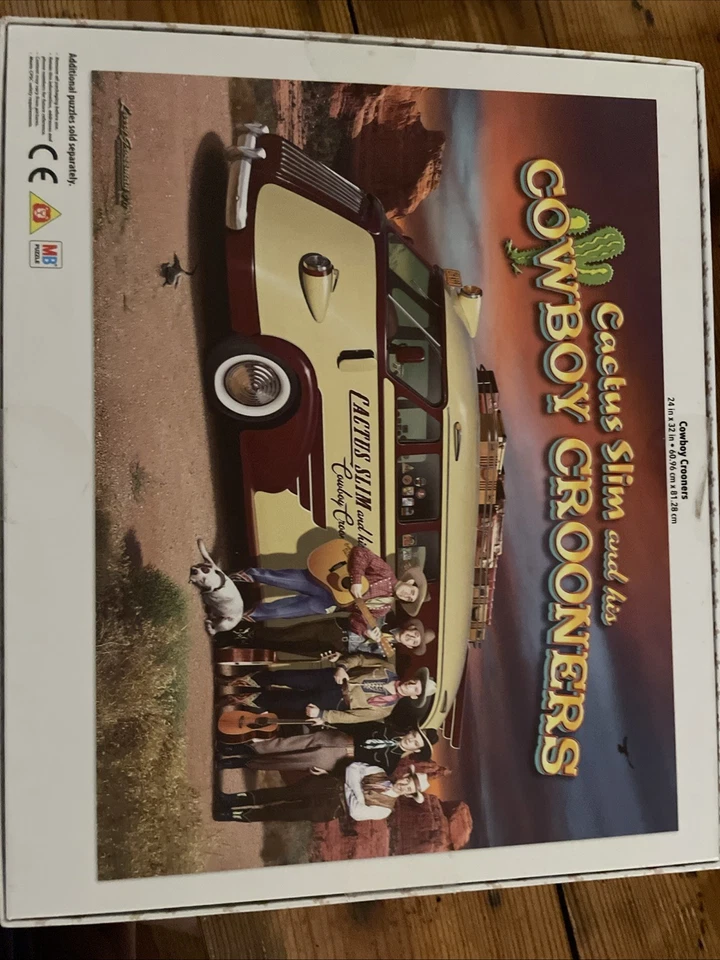 Milton Bradley / Big Ben - 2000 Piece COWBOY CROONERS - 24" x 32" Jigsaw Puzzle - Image 2 of 4