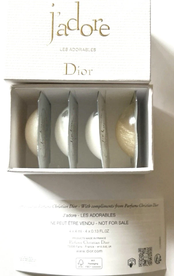 Dior J'adore Les Adorables образец размер подарочная коробка набор со скрабом, кремом, гелем, молоком - Изображение 2 из 4