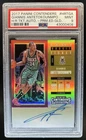 2017-18 Contenders Giannis Antetokounmpo Historic Rookie Gold Auto #/10 PSA 9