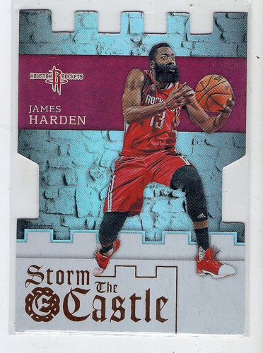 2016-17 Panini Excalibur Basketball James Harden Storm The Castle Die-Cut NM-MT - Picture 1 of 2