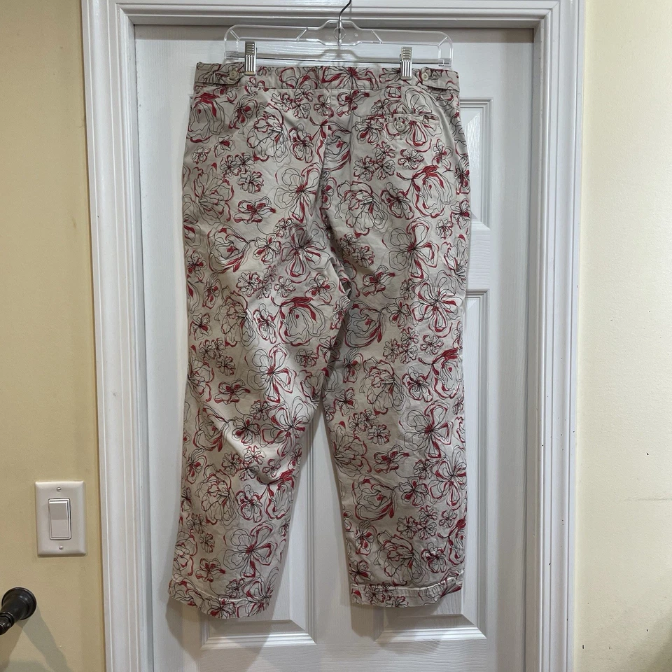 Calça de golfe Liz Golf “Audra” bronzeada florida tamanho 14. Mistura de algodão lavável à máquina. - Imagem 2 de 4