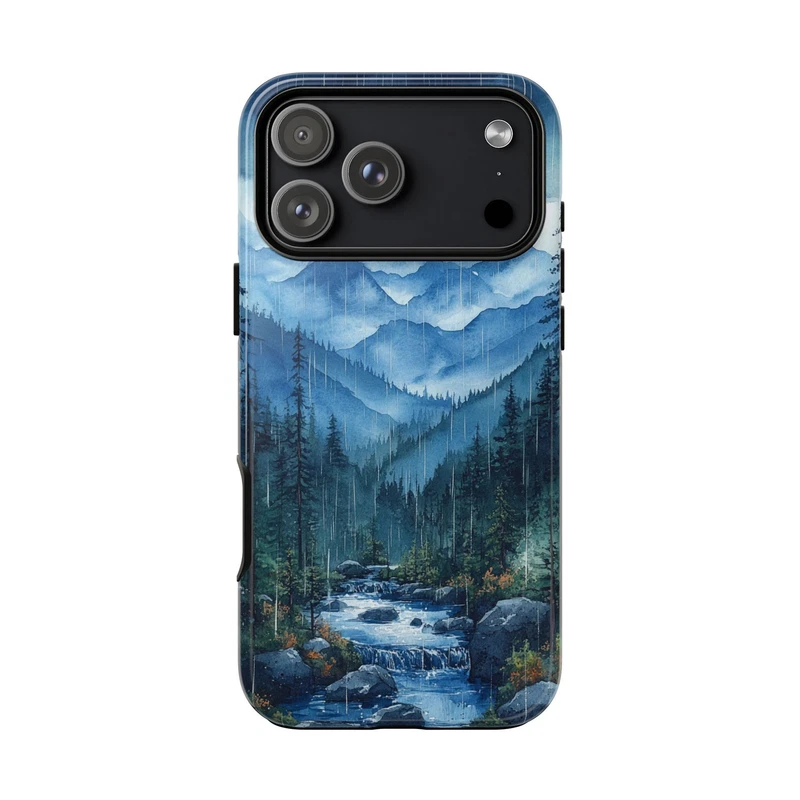 Mountain Forest Rain Phone Case