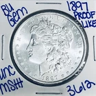 1897 BU UNCIRCULATED MORGAN SILVER DOLLAR AUTHENTIC U.S. MINT FREE SHIPPING 3612