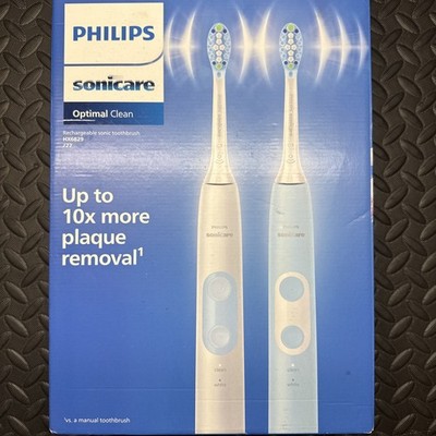 Philips Sonicare Optimal Clean Rechargeable Electric Toothbrush 2-pack HX6829/77