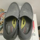 SKECHERS MENS SLIP ON SIZE 10.5 MEDIUM GREY HARDLY WORN — photo 6