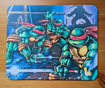 Teenage Mutant Ninja Turtles Mousepad Retro TMNT Computer Mauspad Vintage