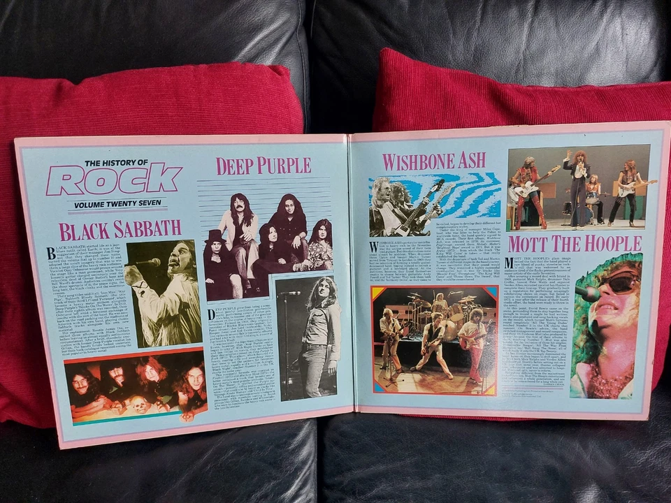 Black Sabbath / Deep Purple / Wishbone Ash / Mott The Hoople – HOR 27 Vinyl 1984 - Image 4 of 4