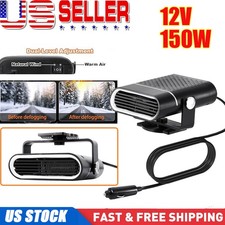 12V 150W Portable Car Heater Defroster Rapid Heating Cooling Fan for Vehicle