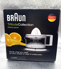 Braun Electric Citrus Fruit Juicer Press Squeezer 350ml CJ3000 - White
