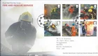 GB QEII 2009 Fire and Rescue Service First Day Cover Tallents House Postmark