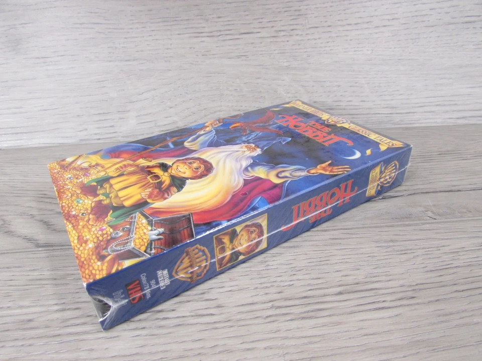 The Hobbit VHS 1977 Animated Rankin / Bass Vintage 1996 Video Release Sealed - Image 3 of 4