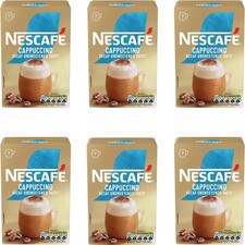 Nescafe & Starbucks Frothy Instant Coffee Sachets / Sticks Case of 6 boxes