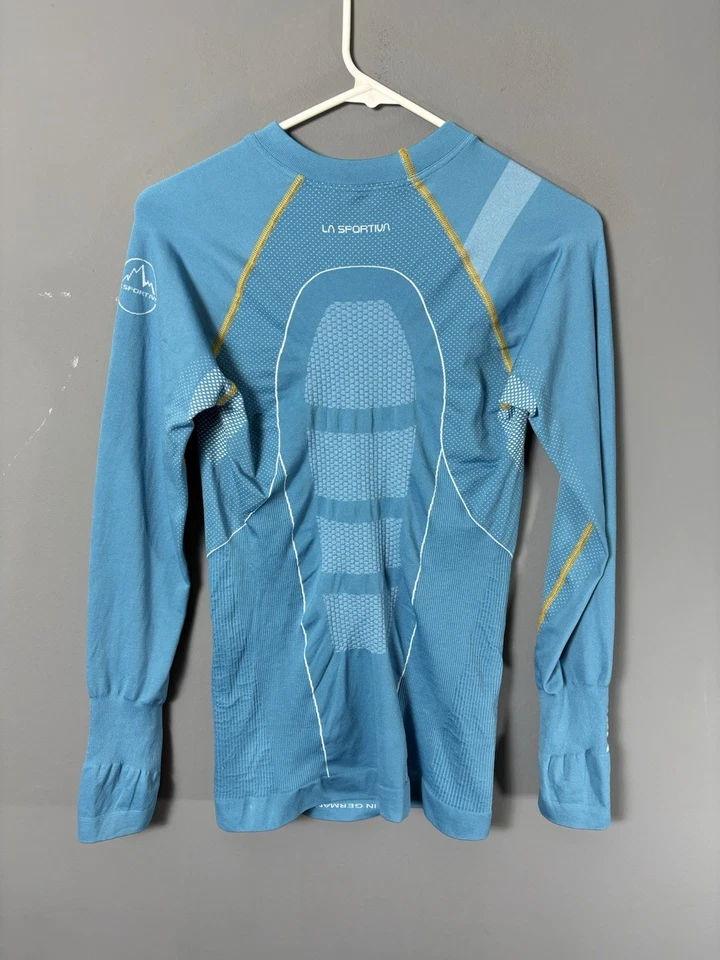Camisa atlética LA SPORTIVA feminina M Neptune 2.0 manga longa azul - Imagem 4 de 4