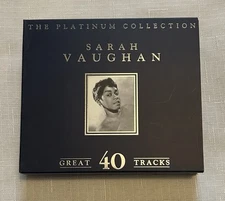 Sarah Vaughan: The Platinum Collection: 40 GREAT TRACKS CD 2 Disc Set