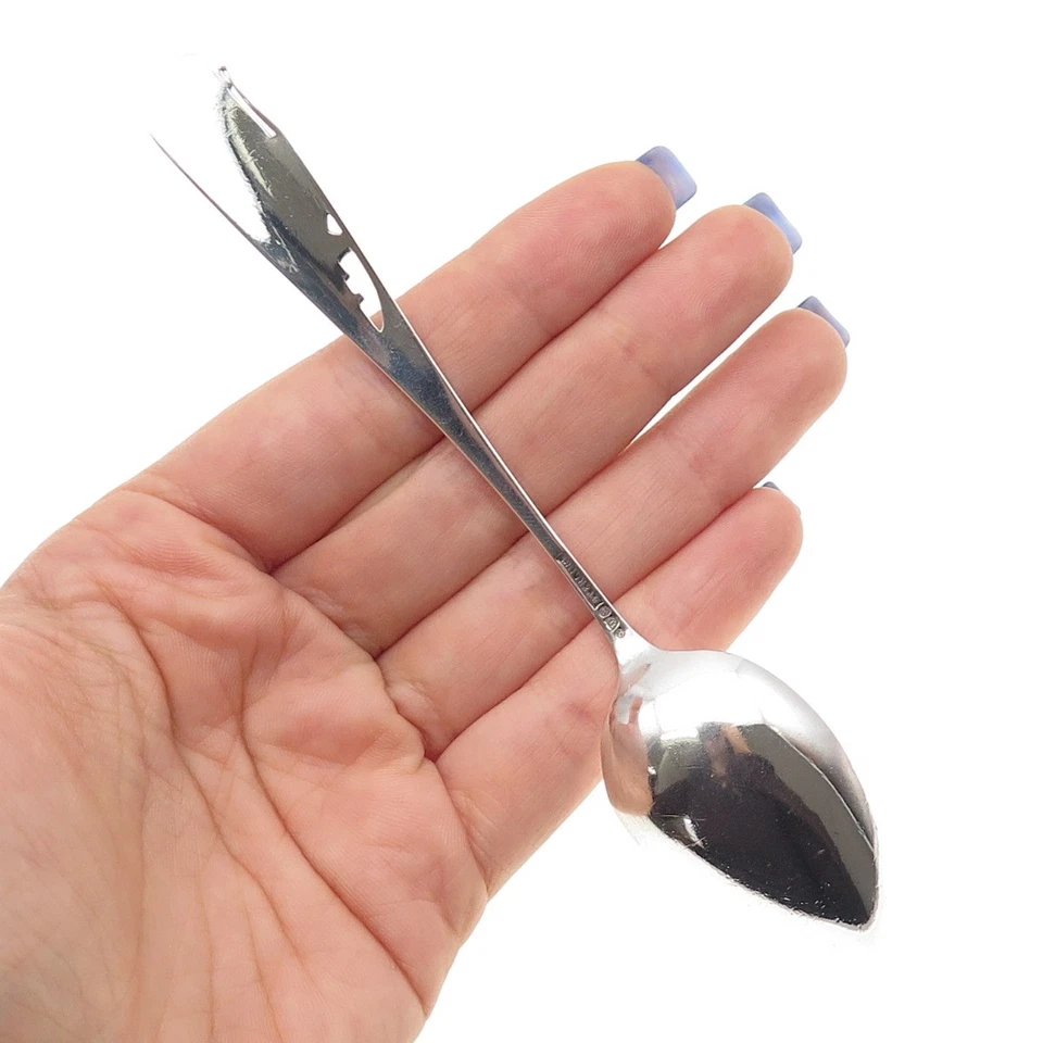 Watson Sterling Silver Antique Art Deco Atlantic City Auditorium Coffee Spoon - Image 2 of 4