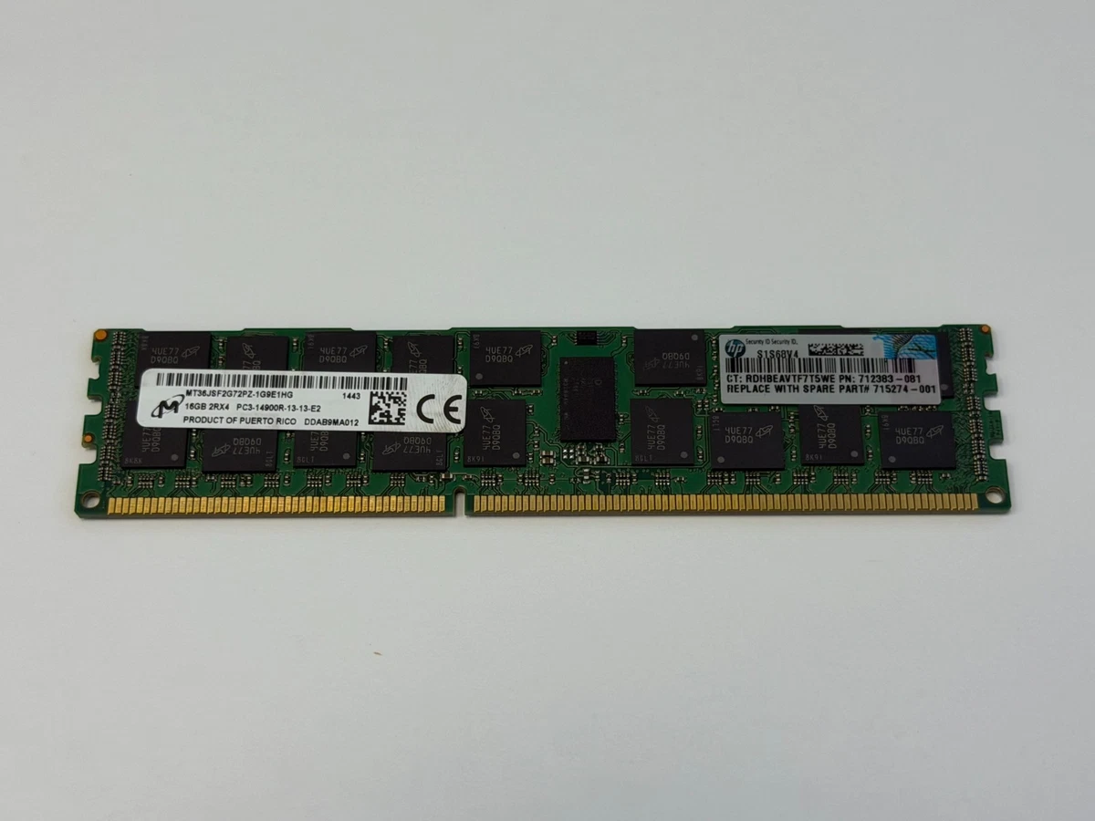 PC3-14900 (DDR3-1866) Bus Speed DDR3 SDRAM ECC Network Server