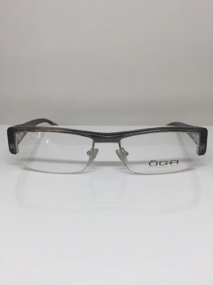Nuevas gafas OGA 63580 monturas Rx C. GG016 gris tamaño: 53-17 mm hechas en Francia Foto 3 de 4