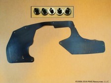 Drivers L Side Splash Seal Wclips For 1995-2004 Toyota Tacoma Liner Seal H Drivers L Side Splash Seal Wclips For 1995-2004 Toyota Tacoma Liner Seal H