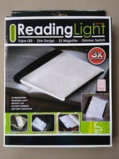 LED 3X Magnifier Reading Light