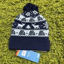 Aldi Gear 2023 New Holiday Beanie with Pom-Pom One Size New C