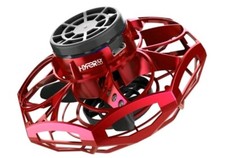 Hyper Toy Cyber Spin Motorized Mini 3'' Red Flying Disc with LED Light 360 Spin