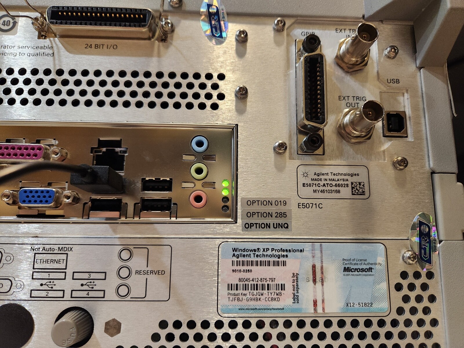 Port Extension E5071C , Connecting E5071C and Multiport Test Set – EDKNFQ