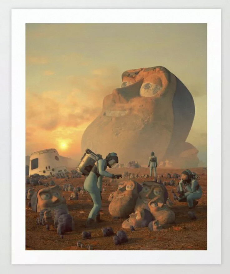 INFINITY AND BEYOND (everyday 01.21.19) Art Print by