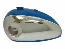 BSA A10 BLUE SAPPHIRE PAINTED & CHROMED GAS FUEL PETROL TANK